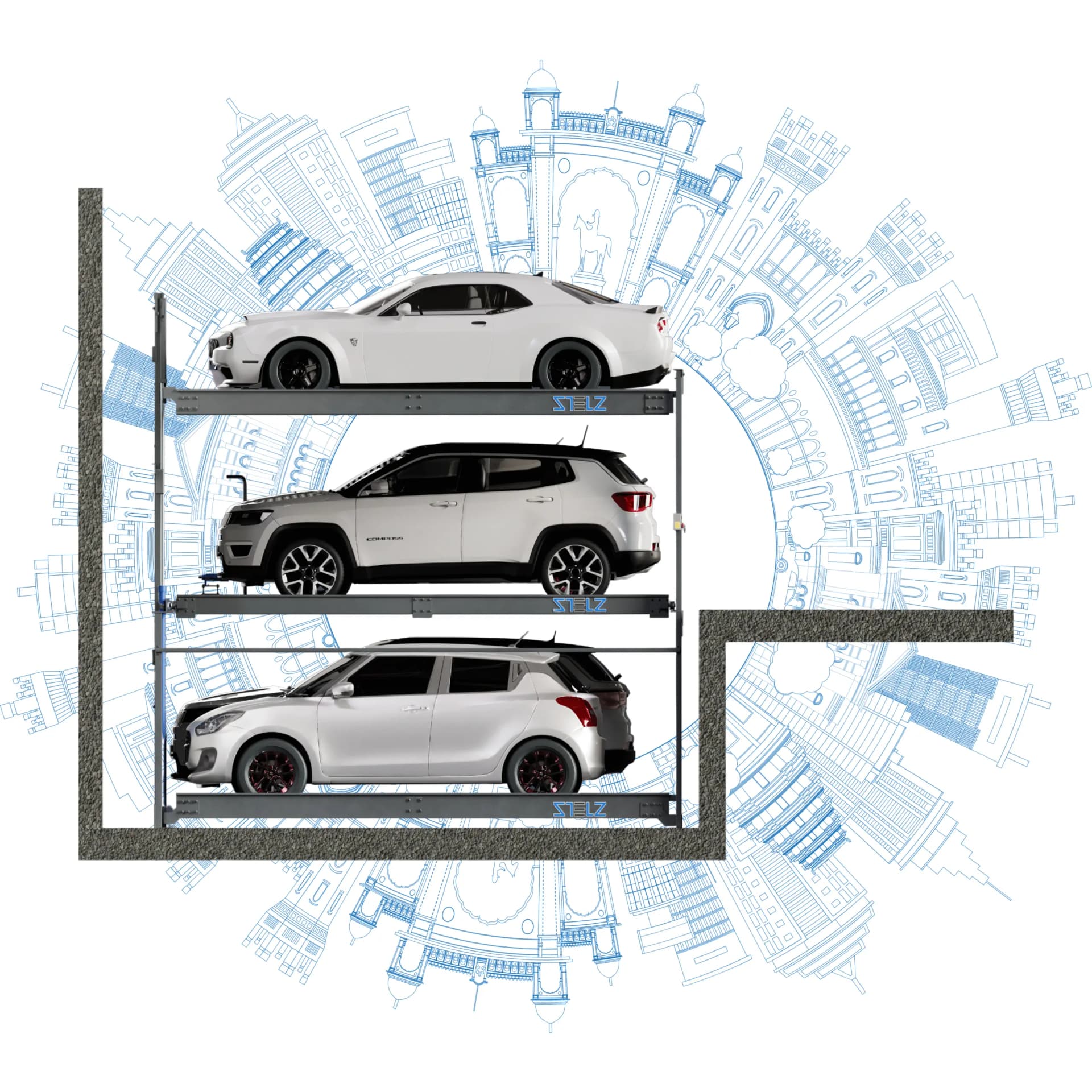 3-Ebenen-Gruben-Puzzle gallery 2